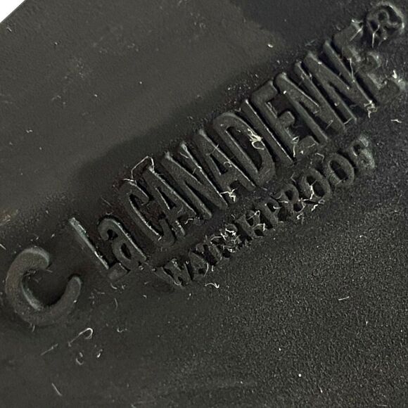 Kitten Heel Boots Vintage La Canadienne Women's Black Suede Square Toe sz 10 M - Picture 8 of 16